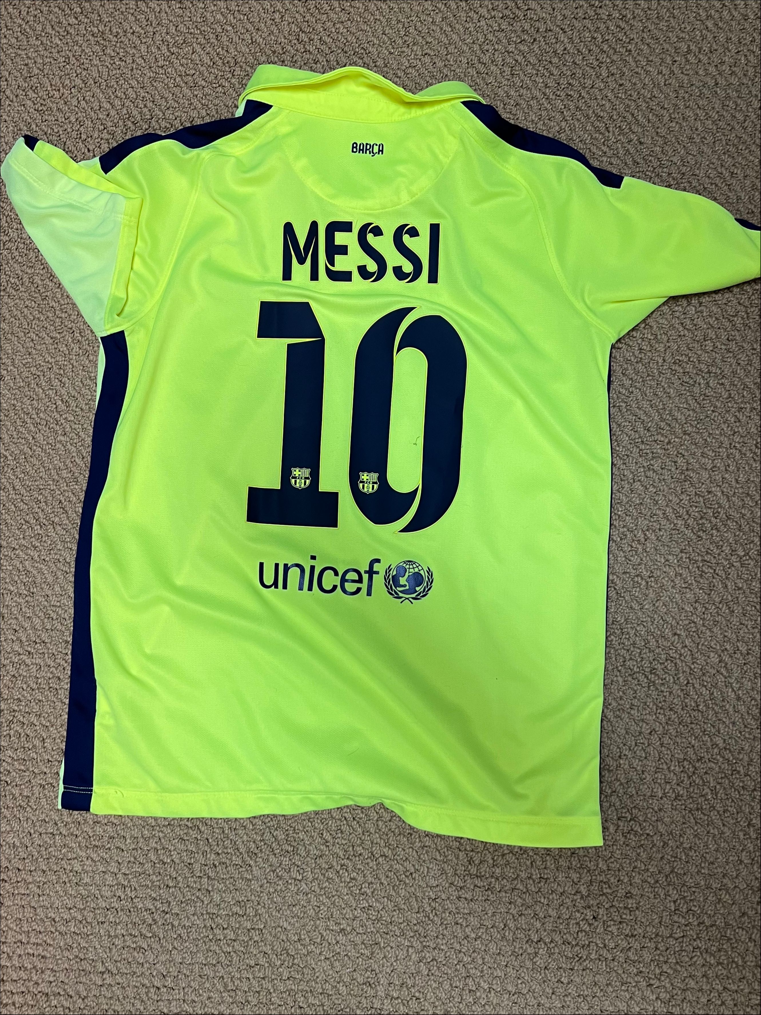 Lionel Messi FC Barcelona Kit